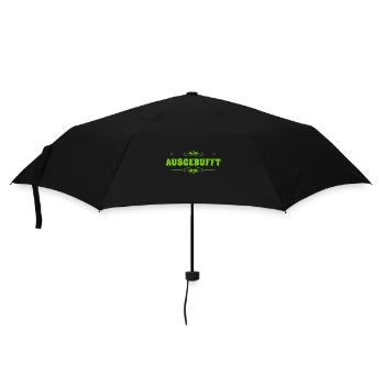 ich bin füchsisch - Regenschirm (klein) - Schwarz - Vorne