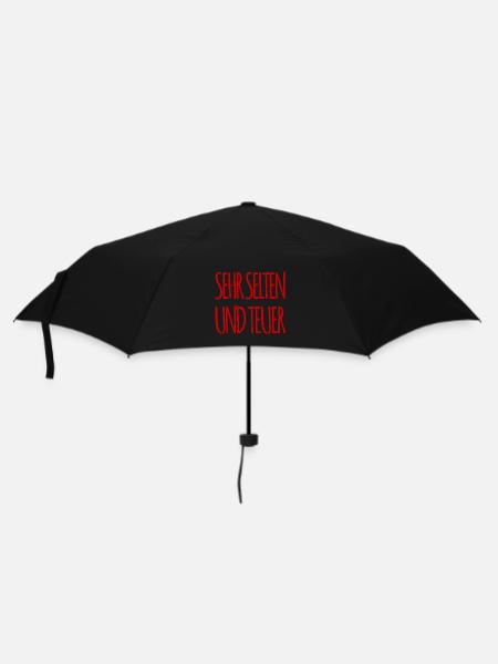 ich bin besonders - Regenschirm (klein) - Schwarz