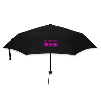 ich mag nicht mehr - Regenschirm (klein) - Schwarz - Vorne