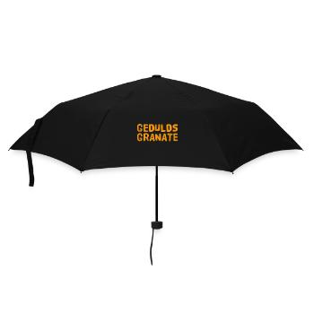 Geduldsgranate - Regenschirm (klein) - Schwarz - Vorne