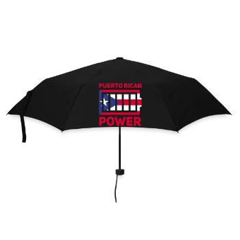 Puerto Rico Flagge | Puerto Ricaner Geschenkideen - Regenschirm (klein) - Schwarz - Vorne