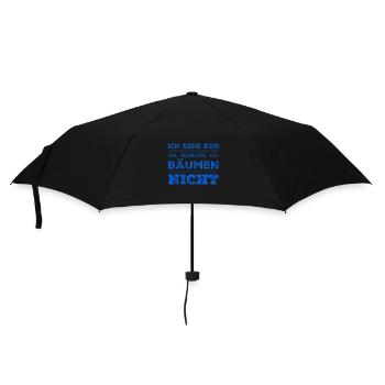 ich sehe schlecht - Regenschirm (klein) - Schwarz - Vorne