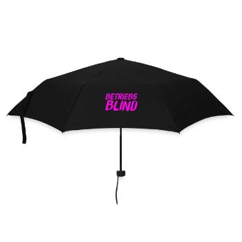 Betriebsblindheit - Regenschirm (klein) - Schwarz - Vorne