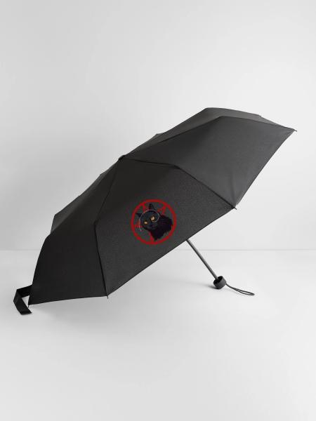 Gato Loco 01 - Umbrella (small) - black - Front