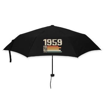 1959 Vintage - Retro 1959 Birthday Gift 1959 - Umbrella (small) - black - Front