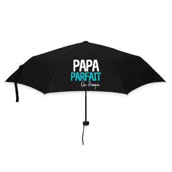 Papa parfait ou presque cadeau fête des pères - Parapluie standard - noir - Devant