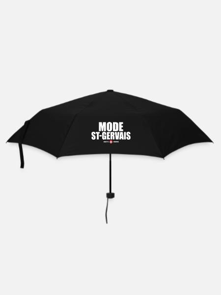 Mode ST Gervais Mont Blanc haute savoie alpes - Parapluie standard - noir