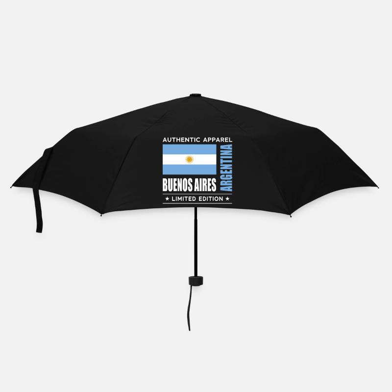 Buenos Aires - Regenschirm (klein) - Schwarz