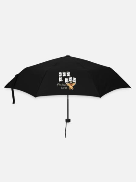 wochenente - Regenschirm (klein) - Schwarz