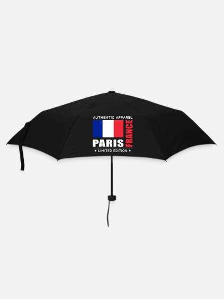 Paris - Regenschirm (klein) - Schwarz