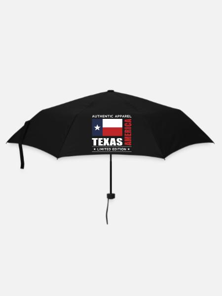Texas - Regenschirm (klein) - Schwarz