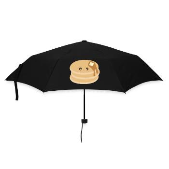 Crêpes Kawaii - Parapluie standard - noir - Devant