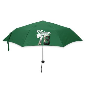 48. GEBURTSTAG VINTAGE 1978 - Regenschirm (klein) - Flaschengrün - Vorne