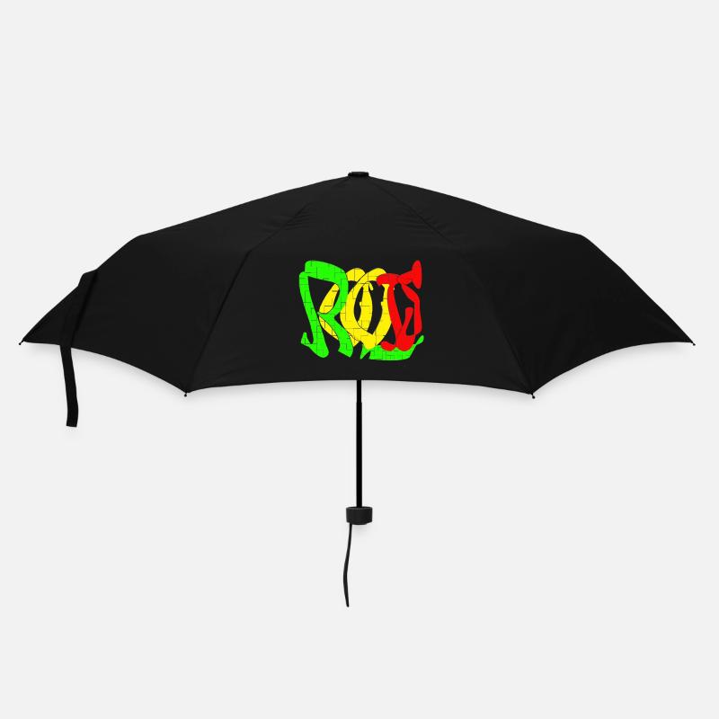 Rasta Color Block Pattern - Umbrella (small) - black