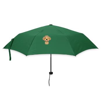 Labaradoodle I Lunettes de soleil Espagne I Drapeau espagnol - Parapluie standard - vert bouteille - Devant