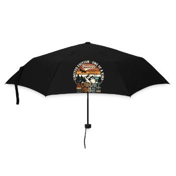 Vintage 1952 août 70e cadeau d'anniversaire amusant - Parapluie standard - noir - Devant