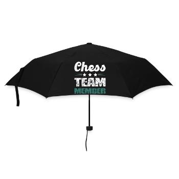 Chess Team - Umbrella (small) - black - Front
