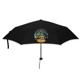 Südharz Merch - Auleben - Regenschirm (klein) - Schwarz - Vorne