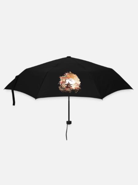 Temple chinois - Parapluie standard - noir