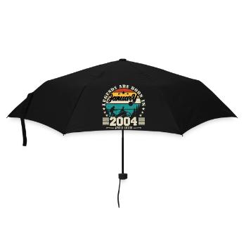 Janvier 2004. Cadeau d'anniversaire janvier 2004. - Parapluie standard - noir - Devant