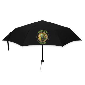 Proud to be soldier - Umbrella (small) - black - Front
