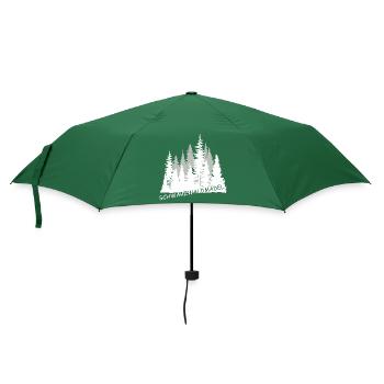 Schwarzwaldmädel - Regenschirm (klein) - Flaschengrün - Vorne