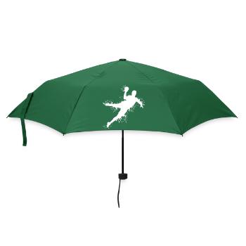 Handball Explosion Lancer Saut Lanceur Handball Joueur - Parapluie standard - vert bouteille - Devant