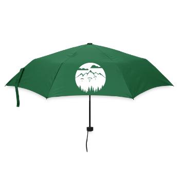 Saut en parachute - de l’adrénaline dans le ciel - Parapluie standard - vert bouteille - Devant