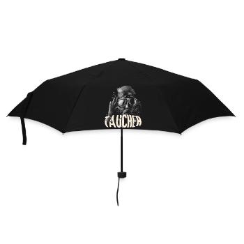 Taucher - Regenschirm (klein) - Schwarz - Vorne