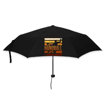 Handball - Regenschirm (klein) - Schwarz - Vorne