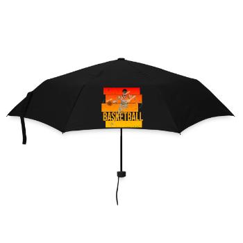 Basketball - Regenschirm (klein) - Schwarz - Vorne