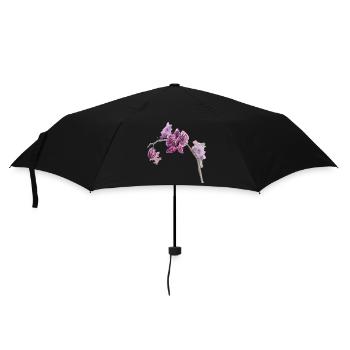 Orchid - Plant - Flower - Umbrella (small) - black - Front