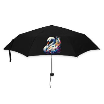 Swan - Umbrella (small) - black - Front
