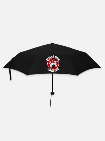 Meine DNA - Bowling - Regenschirm (klein) - Schwarz