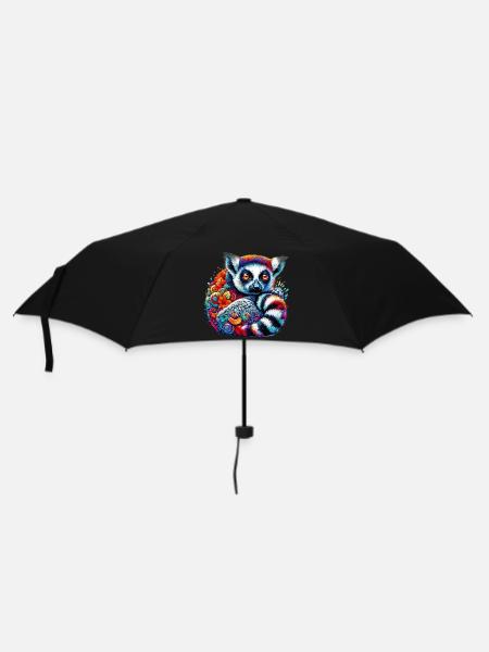 Lémurien - Parapluie standard - noir