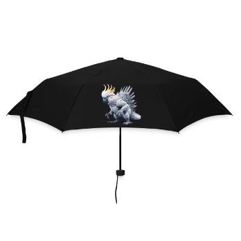 Kakaduzilla (01) - Regenschirm (klein) - Schwarz - Vorne