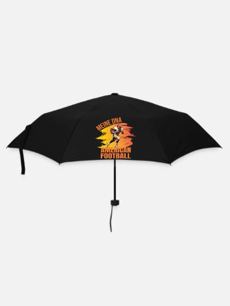 Meine DNA - American Football - Regenschirm (klein) - Schwarz
