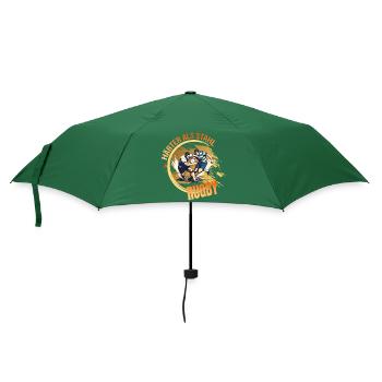 Härter als Stahl - Rugby - Regenschirm (klein) - Flaschengrün - Vorne