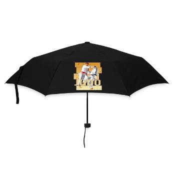 Judo - Regenschirm (klein) - Schwarz - Vorne