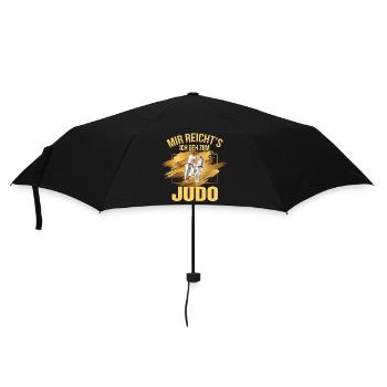 Mir reicht's, ich geh zum Judo - Regenschirm (klein) - Schwarz - Vorne