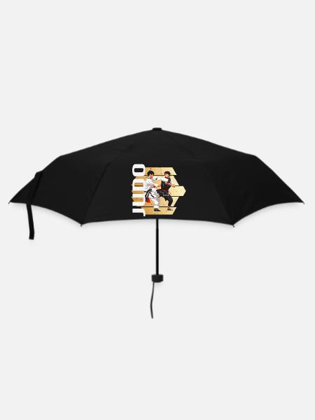 Judo - Regenschirm (klein) - Schwarz