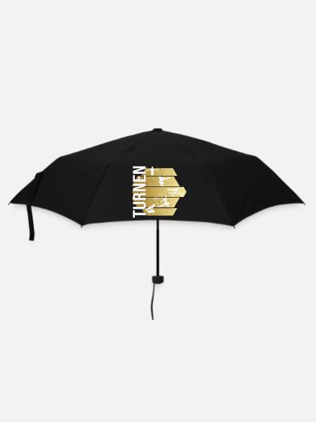 Turnen - Regenschirm (klein) - Schwarz