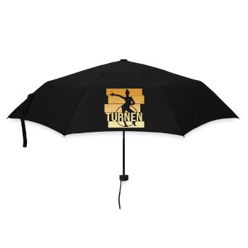 Turnen - Regenschirm (klein) - Schwarz - Vorne