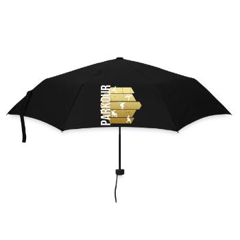 Parkour - Regenschirm (klein) - Schwarz - Vorne