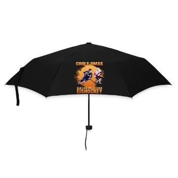 Coole Omas gehen zum Eishockey - Regenschirm (klein) - Schwarz - Vorne