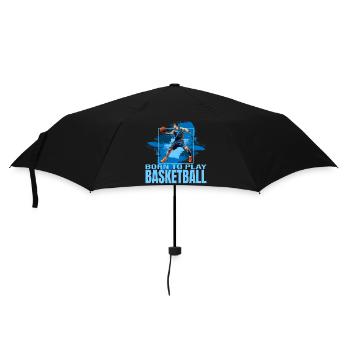 Born to play - Basketball - Regenschirm (klein) - Schwarz - Vorne
