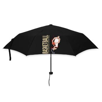 Der Korb ist unsere Mission,der Ball unser Kompass - Regenschirm (klein) - Schwarz - Vorne