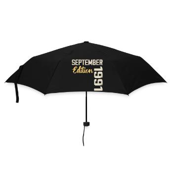 September 1991 - 33. Jahrestag September 1991 - Regenschirm (klein) - Schwarz - Vorne