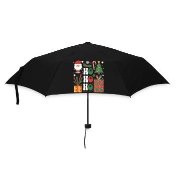 Festive Christmas Icon Set for Apparel - Umbrella (small) - black - Front