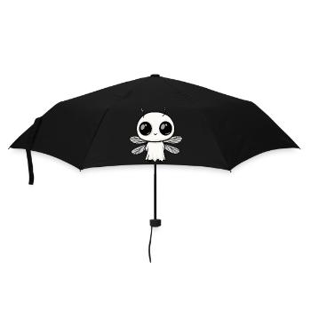 Libelle Halloween Lustig Geist - Regenschirm (klein) - Schwarz - Vorne